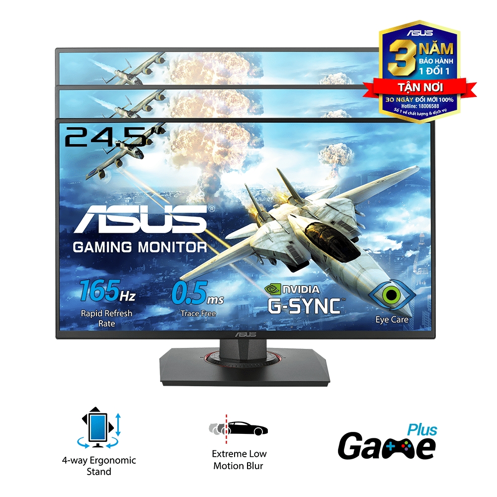 Màn hình Asus Gaming VG258QR 24.5Inch 165Hz 0,5ms 