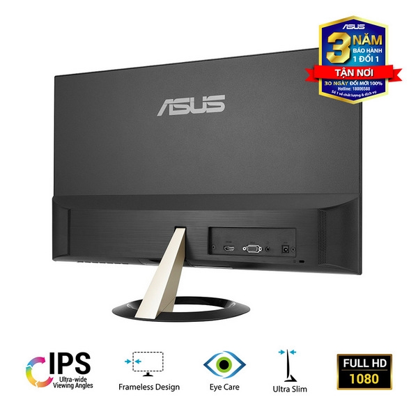 Màn hình Asus VZ249H 23.8Inch IPS Không viền, siêu mỏng tích hợp Loa