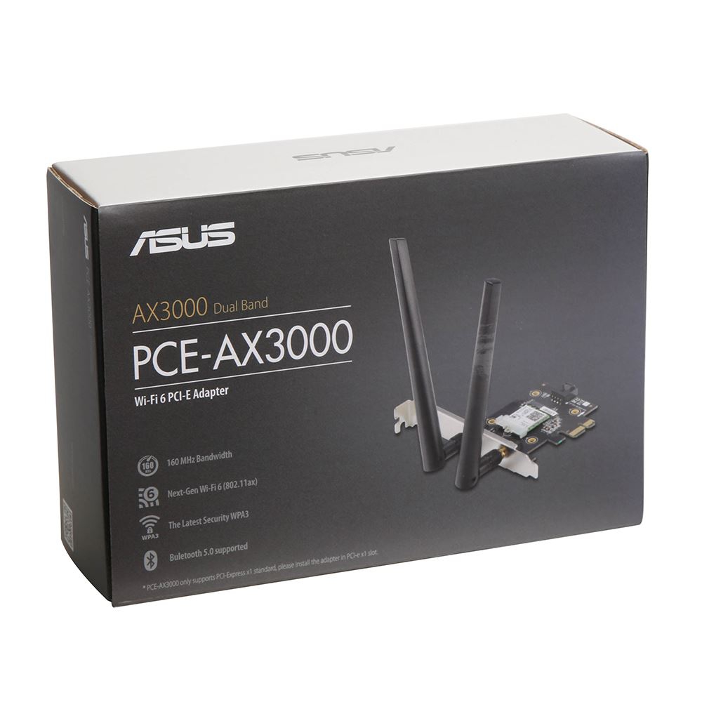 Cạc mạng Wifi 6 PCI Asus PCE-AX3000 Chuẩn AX3000