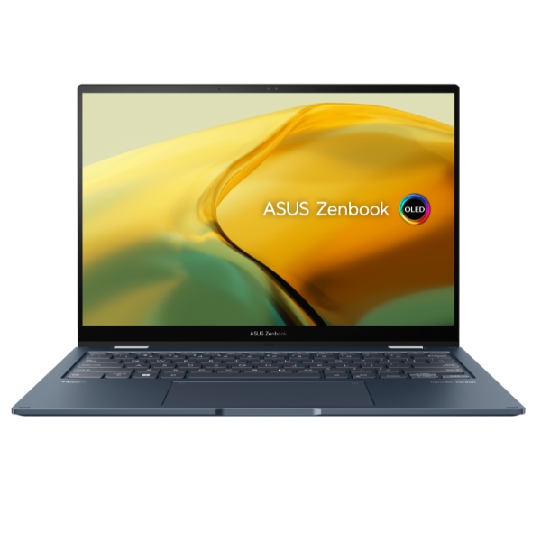 Laptop Asus Zenbook Flip UP3404VA-KN039W (Core i7 1360P/ 16GB/ 512GB SSD/ Intel Iris Xe Graphics/ 14.0inch WUXGA Touch/ Windows 11 Home/ Ponder Blue/ Vỏ nhôm/ Pen/ Túi Sleeve/ USB-A to RJ45)