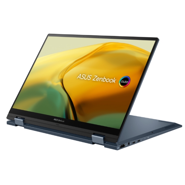 Laptop Asus Zenbook Flip UP3404VA-KN039W (Core i7 1360P/ 16GB/ 512GB SSD/ Intel Iris Xe Graphics/ 14.0inch WUXGA Touch/ Windows 11 Home/ Ponder Blue/ Vỏ nhôm/ Pen/ Túi Sleeve/ USB-A to RJ45)