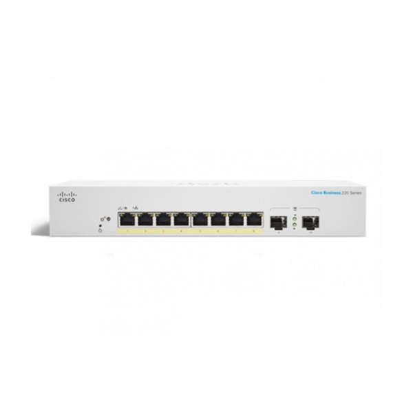 Thiết bị chia mạng Cisco CBS220-8FP-E-2G-EU POE 2x1G SFP