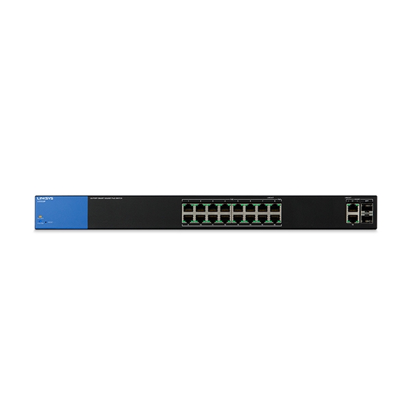 Thiết bị chia mạng Linksys LGS318P 16-Port PoE+, 2 SFP