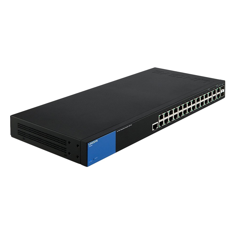 Thiết bị chia mạng Linksys LGS528P  POE-Smart Gigabit Switch