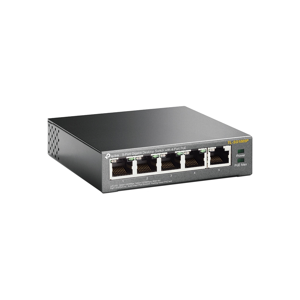 Thiết bị chia mạng TP-Link TL-SG1005P 4 cổng POe