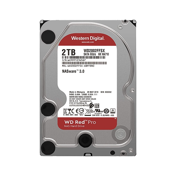 Ổ cứng Nas Western Pro WD2002FFSX 2Tb 7200rpm 64Mb