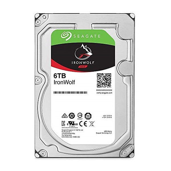 Ổ cứng Seagate Ironwolf 6Tb 5400rpm 6Gb/s 256MB (ST6000VN001)