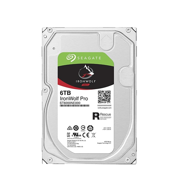 Ổ cứng Seagate Ironwolf Pro 6Tb 7200rpm 6Gb/s 256MB (ST6000NE000)