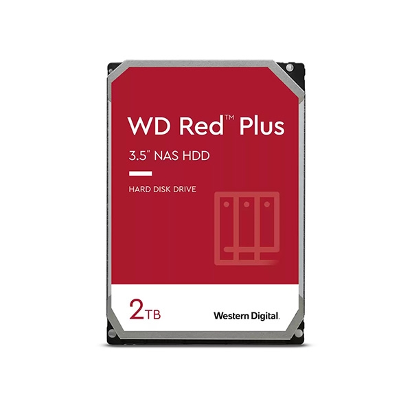 Ổ cứng Western Red Plus 2Tb WD20EFZX 5400rpm SATA3 128Mb