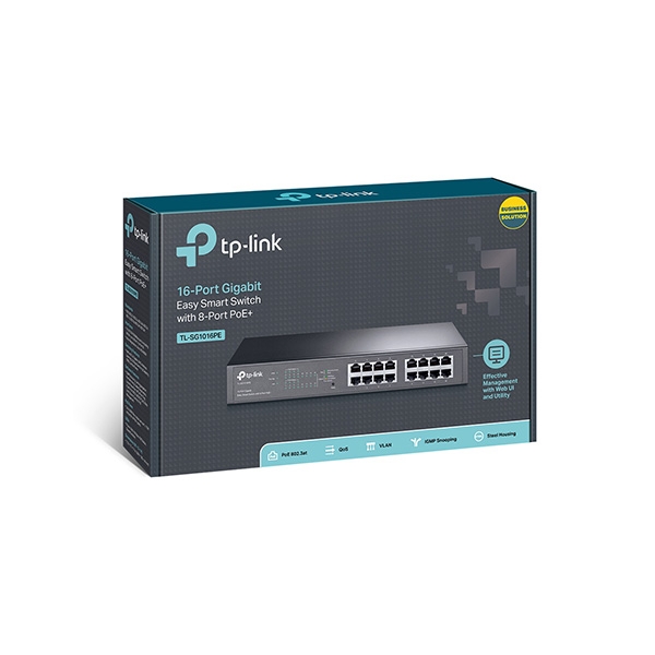 Thiết bị chia mạng TP-Link  TL-SG1016PE 8 cổng POE