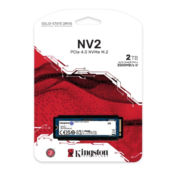 Ổ SSD Kingston NV2 2Tb PCIe NVMe Gen4x4 M2.2280