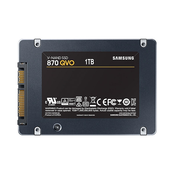 Ổ SSD Samsung 870 Qvo 1Tb SATA3 MZ-77Q1T0BW (đọc: 560MB/s /ghi: 530MB/s)