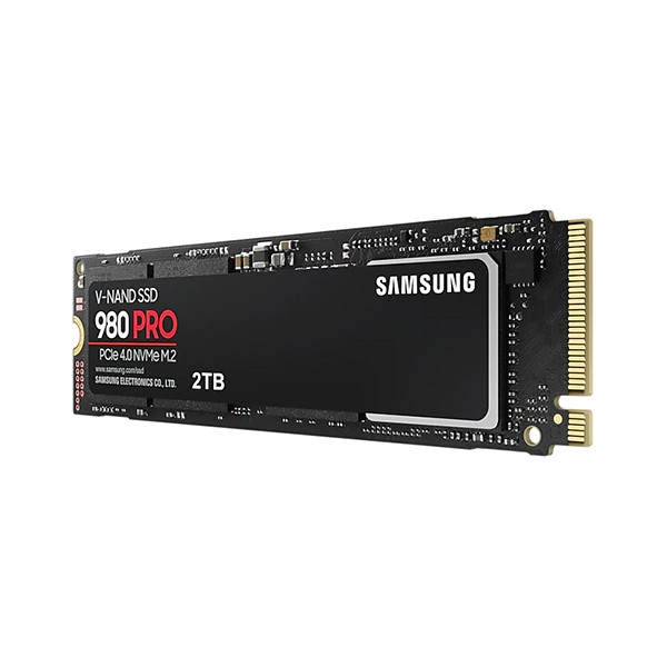 Ổ SSD Samsung 980 Pro 2TB PCIe Gen4x4 NVMe M2.2280 MZ-V8P2T0BW (đọc: 7000MB/s /ghi: 5100MB/s)