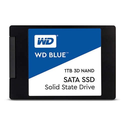 Ổ SSD Western Blue 1Tb SATA3 3D NAND (đọc: 560MB/s /ghi: 530MB/s)