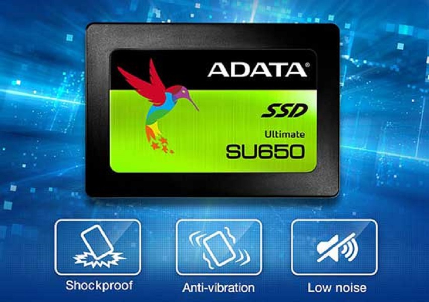 Ổ SSD Adata SU650 240Gb SATA3 (đọc: 520MB/s /ghi: 450MB/s)