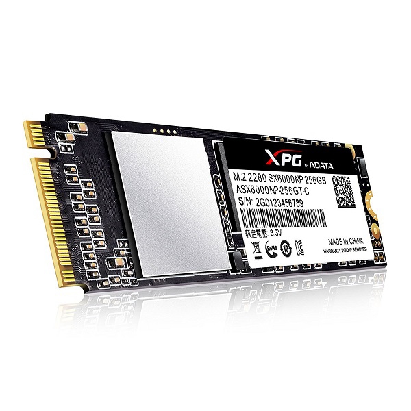 Ổ SSD ADATA XPG SX6000 LITE 256GB NVMe PCIe M2.2280  (đọc: 1800MB/s /ghi: 900MB/s)