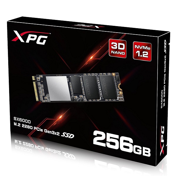 Ổ SSD ADATA XPG SX6000 LITE 256GB NVMe PCIe M2.2280  (đọc: 1800MB/s /ghi: 900MB/s)