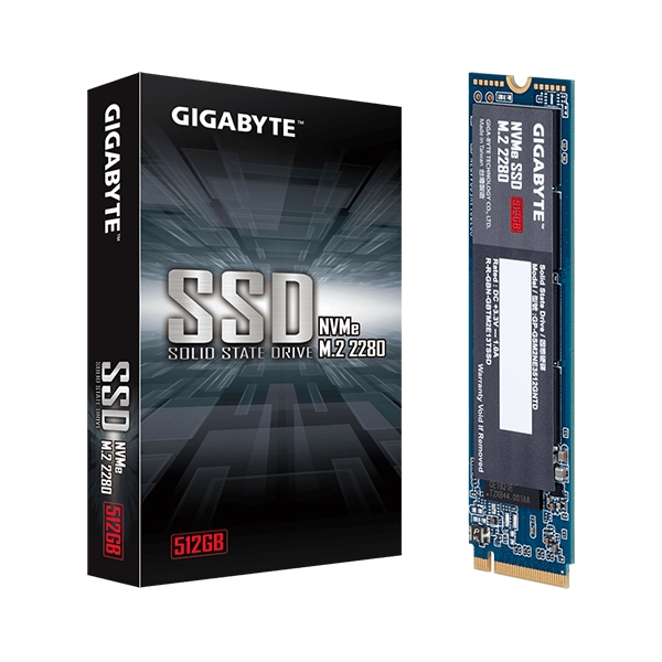 Ổ SSD Gigabyte 512Gb GP-GSM2NE3512GNTD PCIe 3.4 NVMe™ M2-2280 (Đọc: 1700MB/s;Ghi 1550Mb/s)