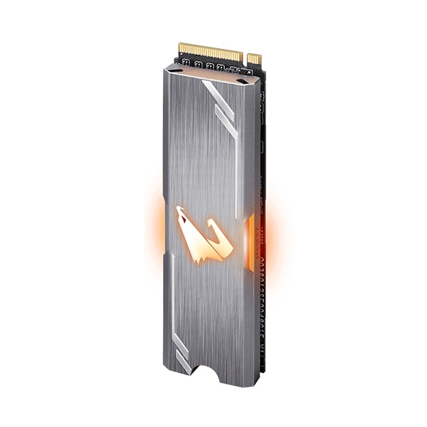Ổ SSD Gigabyte Aorus 512Gb RGB PCIe NVMe™ M2-2280 (đọc: 3480MB/s /ghi: 2000MB/s)