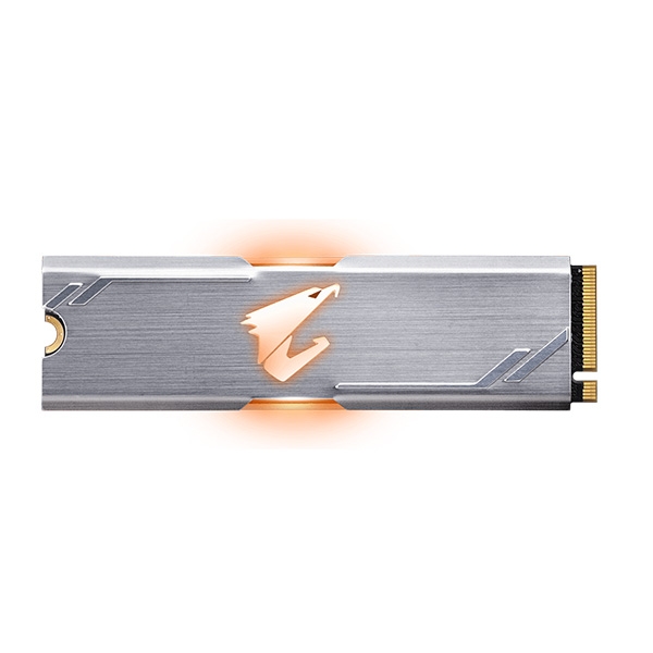 Ổ SSD Gigabyte Aorus 512Gb RGB PCIe NVMe™ M2-2280 (đọc: 3480MB/s /ghi: 2000MB/s)