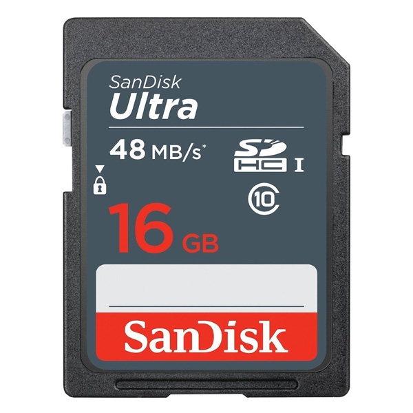 Thẻ nhớ SD 16GB SanDisk Ultra SDHC UHS-I - Class 10 48MB/s 320X