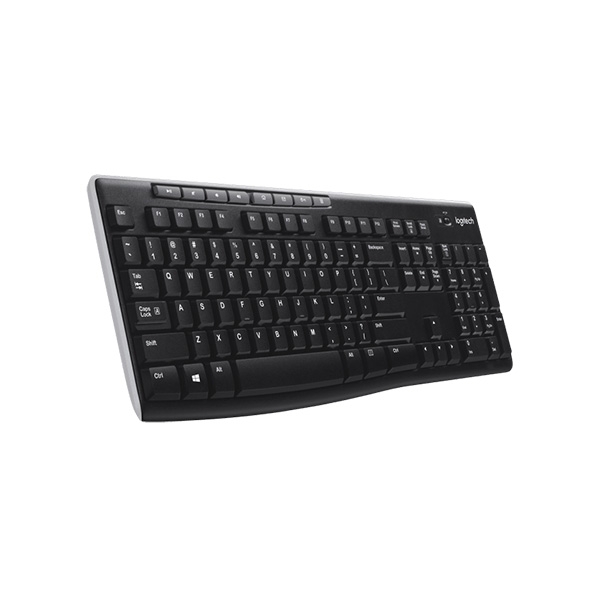 Bàn phím không dây Logitech K270 Màu đen 