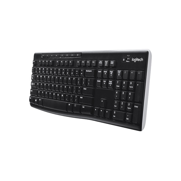 Bàn phím không dây Logitech K270 Màu đen 