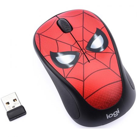 Chuột không dây Logitech M238 SPIDER MAN - Màu đỏ (910-005559)