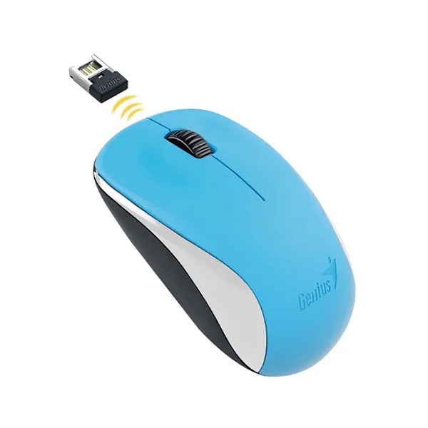 Chuột không dây Genius NX7000-Xanh dương (1200Dpi, Blue-eye)