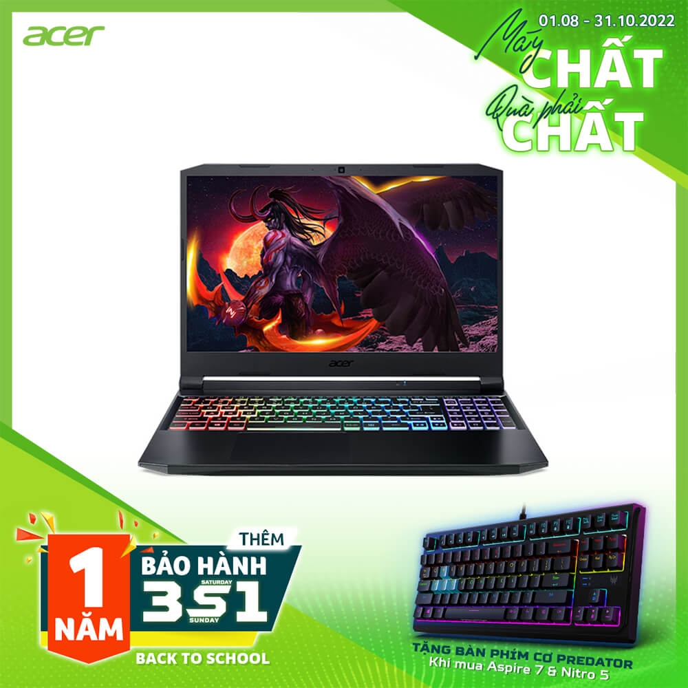 Laptop Gaming Acer Nitro Eagle AN515 57 54MV NH.QENSV.003 (Core i5-11400H/8Gb/512Gb SSD/15.6