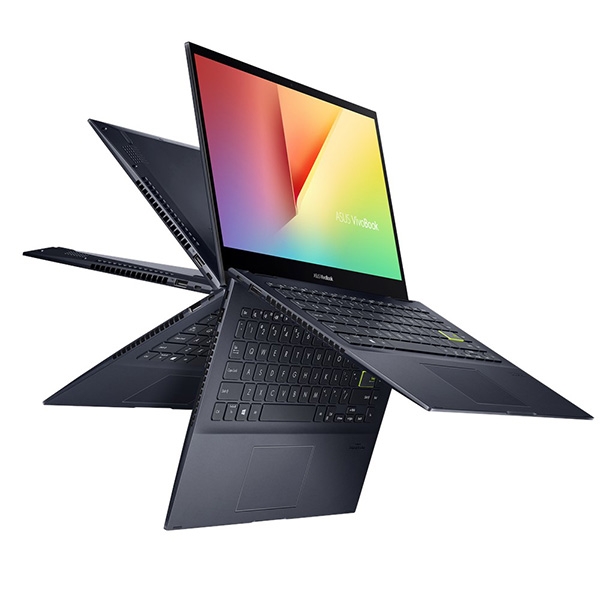 Laptop Asus Vivobook Flip TM420UA EC182W (R7-5700U/ 8GB/ 512GB SSD/ 14FHD Touch/ VGA ON/ Win11/ Black/ Pen)