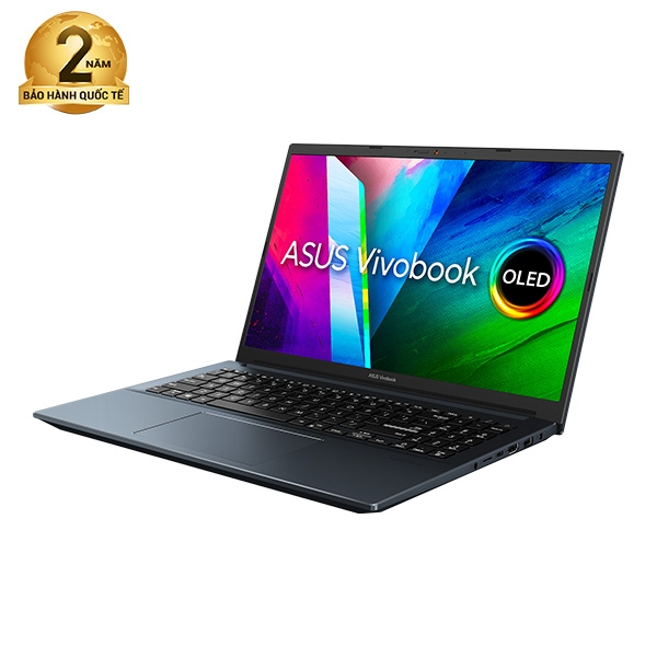 Laptop Asus Vivobook Pro M3500QC-L1105T (R5-5600H/ 8GB/ 512GB SSD/ 15.6 OLED FHD/ RTX 3050 Max Q 4GB/ Win10/ Xanh xám)
