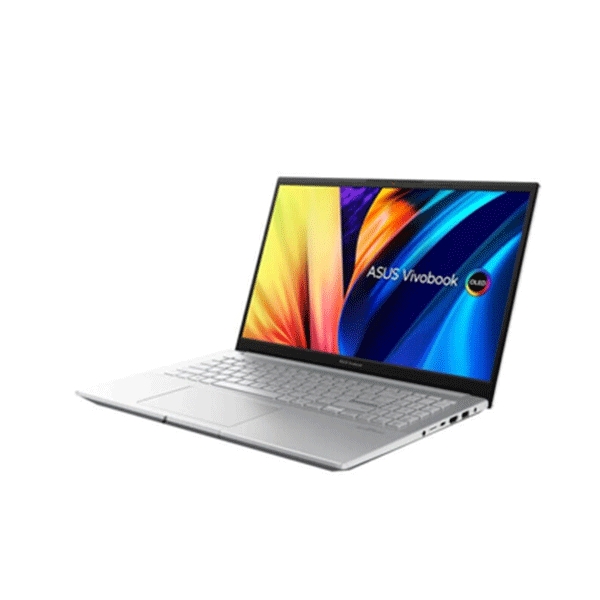 Laptop Asus Vivobook Pro OLED M6500QC-MA002W (R5-5600H/ 16GB/ 512GB SSD/ 15.6inch 2.8K OLED/ RTX 3050 4GB DDR6/ Win11/ Silver)