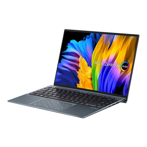 Laptop Asus Zenbook 14X OLED UX5401ZAS-KN130W (i5-12500H/ 16GB/ 512GB SSD/ 14inch 2K OLED Touch/ VGA ON/ Win11/ Grey/ U-LAN/ Túi)