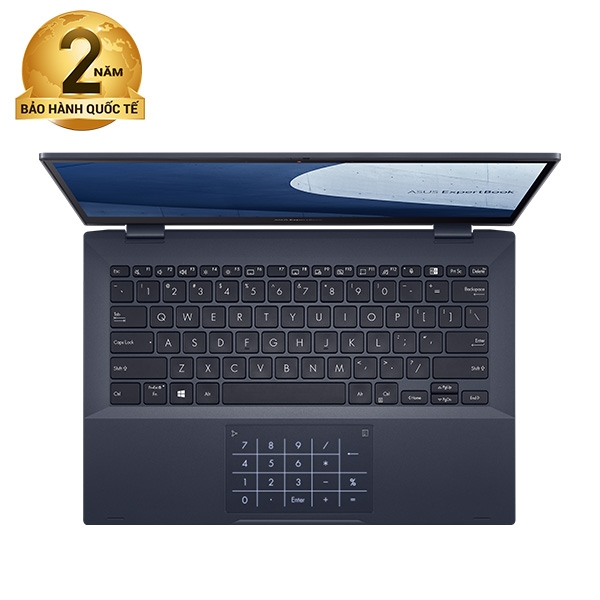 Laptop Asus ExpertBook B5302FEA-LG1013W (Core i5 1135G7/ 8GB/ 512GB SSD/ Intel Iris Xe Graphics/ 13.3inch Full HD Touch/ Windows 11 Home/ Black/ Nhôm/ Bút)