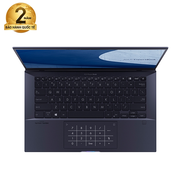 Laptop Asus Expertbook B9400CEA-KC0790T (i7-1165G7/ 16GB/ 1TB SSD/ 14FHD/ VGA ON/ Win10/ Black/ LANDONGLE/ Túi)