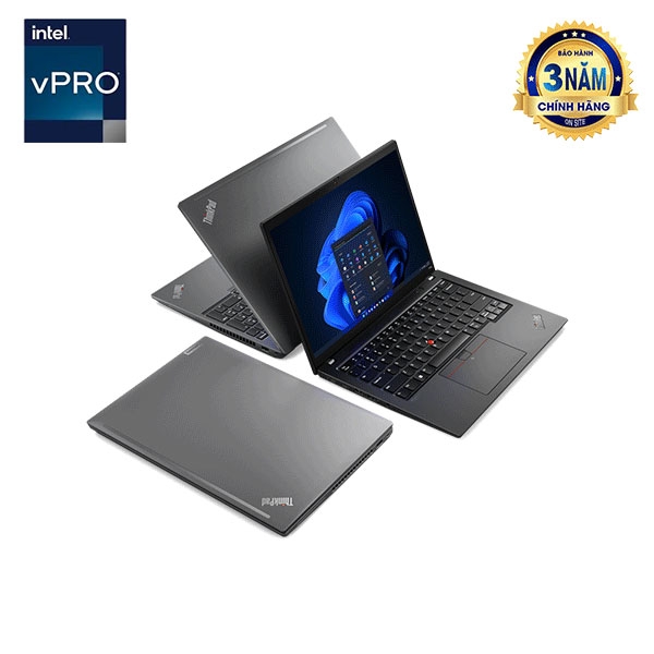 Laptop Lenovo Thinkpad T14 GEN 3 21AHS0BW00 (Core i7 1265U - Intel vPro/ 16GB/ 512GB SSD/ Intel Iris Xe Graphics/ 14.0inch WUXGA/ DOS/ Black/ Carbon Fiber)