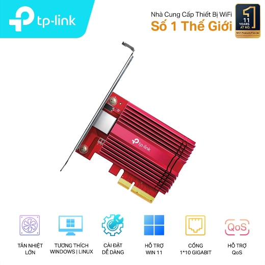 Cạc mạng LAN TP-Link TX401 10G PCI-Ex4