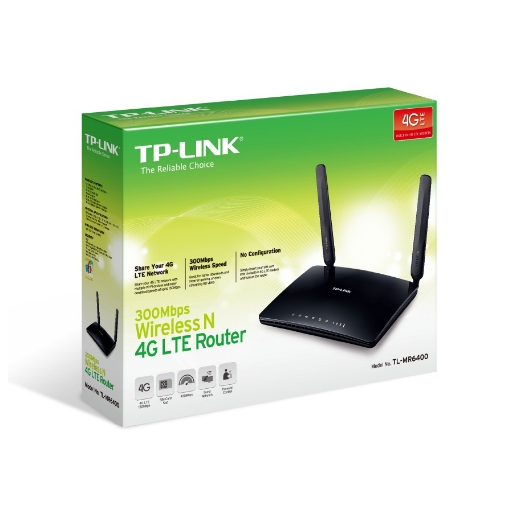 Bộ phát wifi TP-Link TL-MR6400 300Mbps, Khe sim 3G/4G