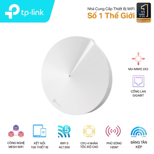 Bộ phát wifi TP-Link Deco M5 1-Pack AC1300