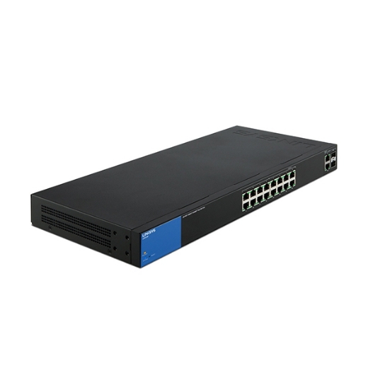 Thiết bị chia mạng Linksys LGS318P 16-Port PoE+, 2 SFP