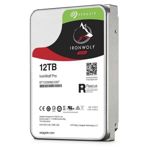 Ổ cứng HDD Seagate IronWolf Pro 12Tb 6Gb/s, 256MB cache, 7200rpm (ST12000NE0008)