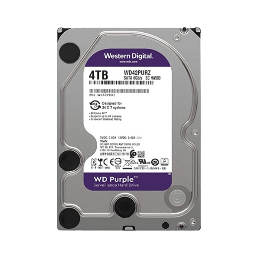 Ổ cứng HDD Western Purple 4Tb SATA3 5400rpm (WD42PURZ)