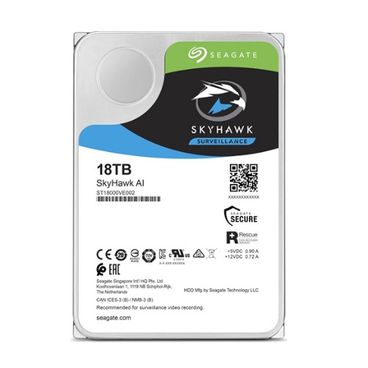 Ổ cứng Seagate SkyHawk™AI 18Tb 7200rpm, 256MB cache