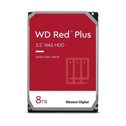 Ổ cứng  Western Red Plus 8Tb WD80EFZZ  3.5Inch 5640rpm 128Mb Sata 3