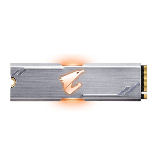 Ổ SSD Gigabyte Aorus 256Gb RGB PCIe NVMe™ M2-2280 (đọc: 3100MB/s /ghi: 1050MB/s)