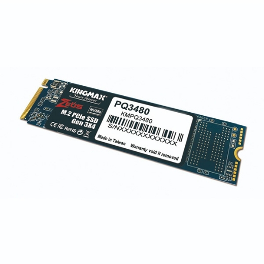 Ổ SSD Kingmax PQ3480 256Gb PCIe NVMe Gen3x4 M.2 2280 (đọc: 2300MBps /ghi: 1100MBps)