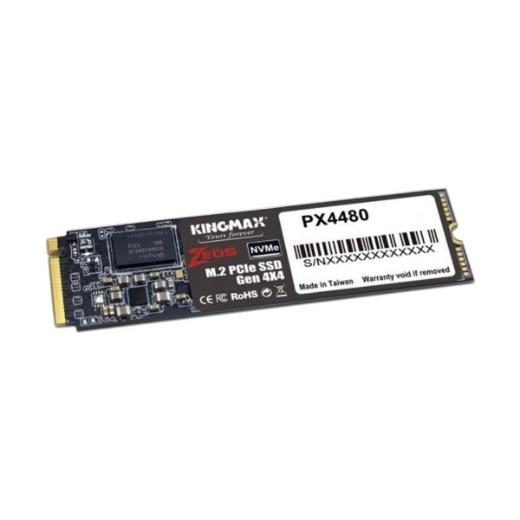 Ổ SSD Kingmax Zeus PQ4480 250Gb NVMe PCIe Gen4x4 M.2 2280 (đọc: 3500MBps /ghi: 1200MBps)