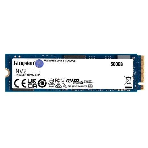 Ổ SSD Kingston NV2 500Gb PCIe NVMe Gen4x4 M2.2280