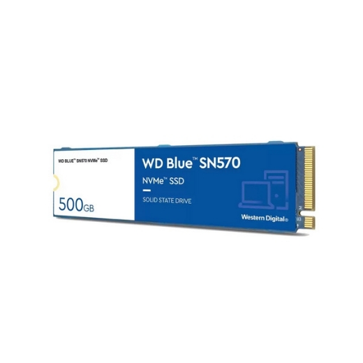 Ổ SSD Western Blue SN570 WDS500G3B0C 500GB PCIe NVMe™ Gen3x4 M2-2280 (đọc: 3500MB/s /ghi: 2300MB/s)